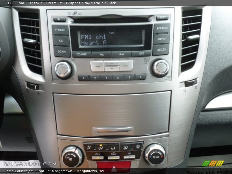 Graphite Gray Metallic / Black 2013 Subaru Legacy 2.5i Premium