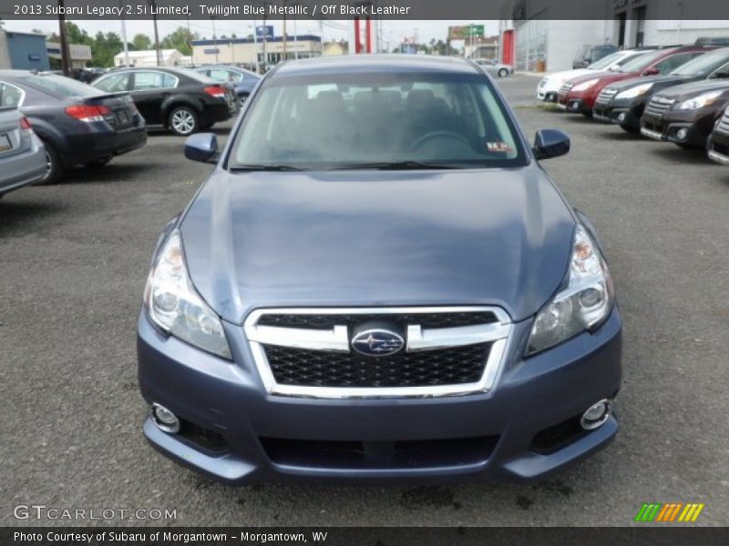 Twilight Blue Metallic / Off Black Leather 2013 Subaru Legacy 2.5i Limited