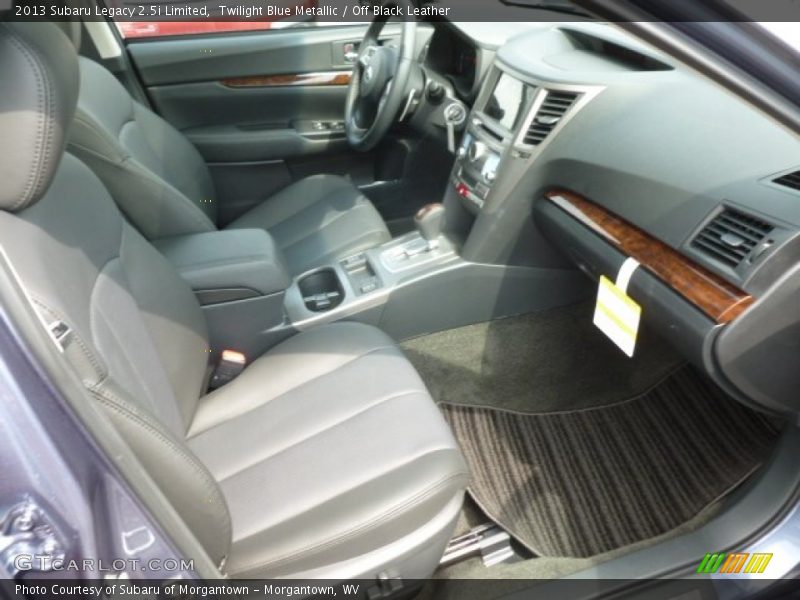  2013 Legacy 2.5i Limited Off Black Leather Interior