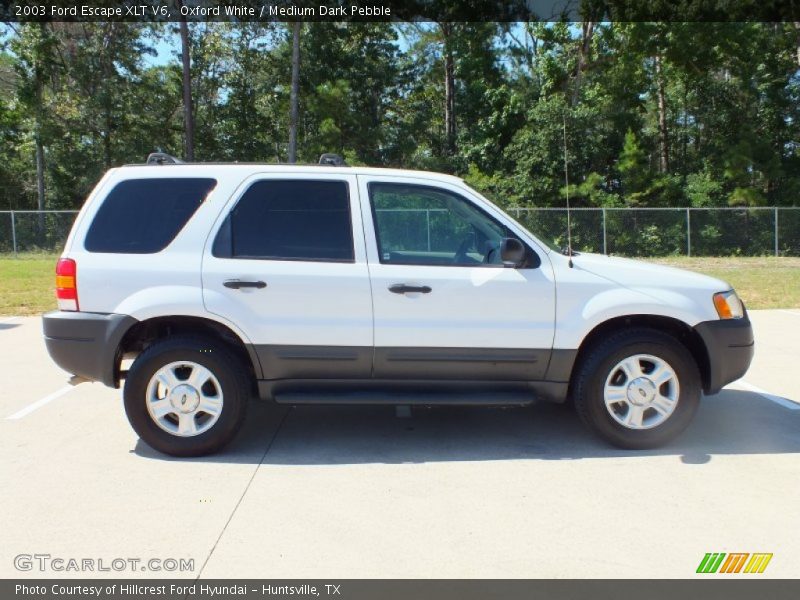 Oxford White / Medium Dark Pebble 2003 Ford Escape XLT V6