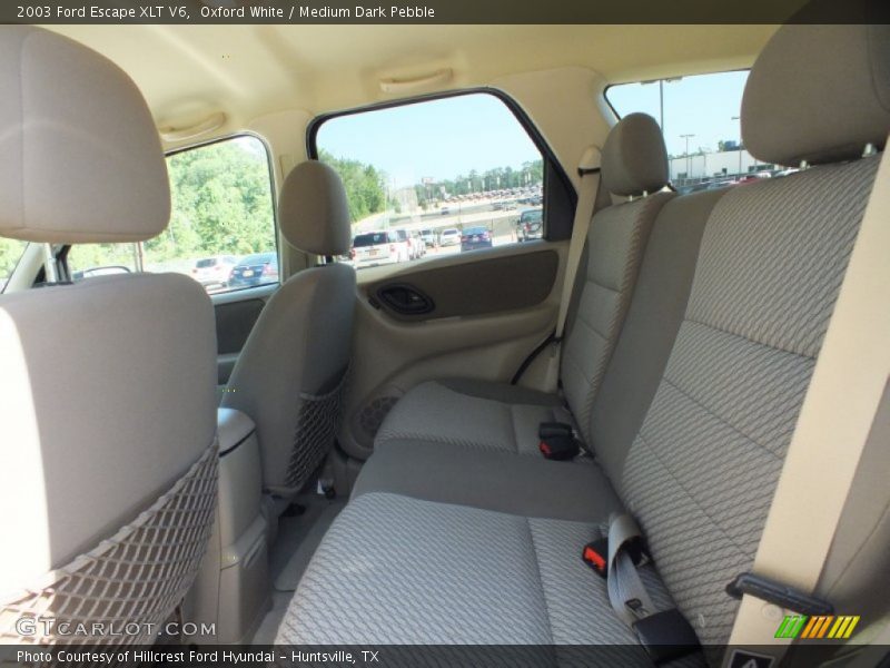 Oxford White / Medium Dark Pebble 2003 Ford Escape XLT V6