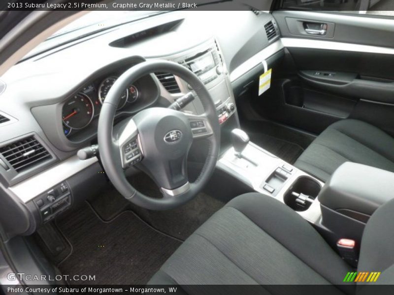 Graphite Gray Metallic / Black 2013 Subaru Legacy 2.5i Premium