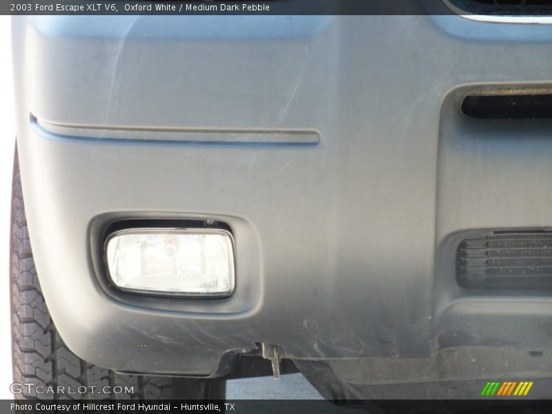 Oxford White / Medium Dark Pebble 2003 Ford Escape XLT V6