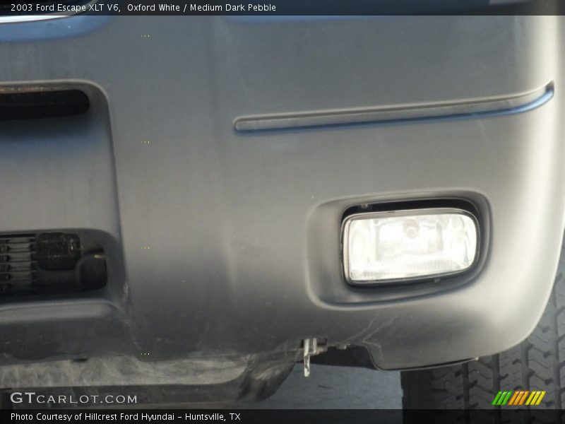 Oxford White / Medium Dark Pebble 2003 Ford Escape XLT V6