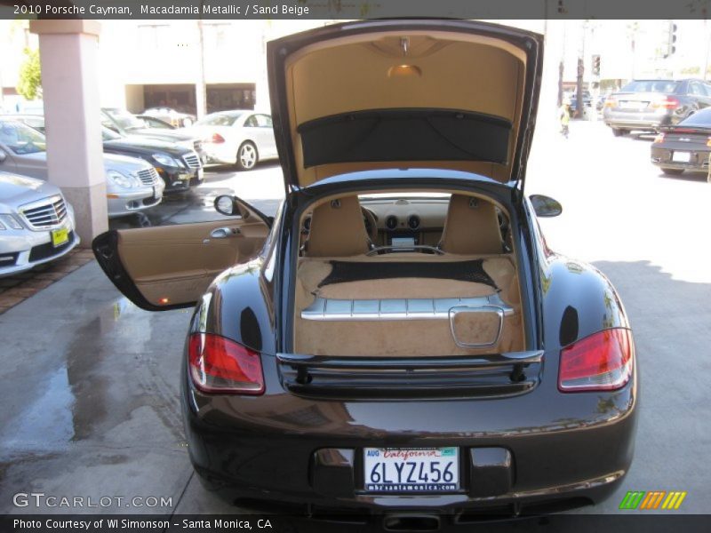 Macadamia Metallic / Sand Beige 2010 Porsche Cayman