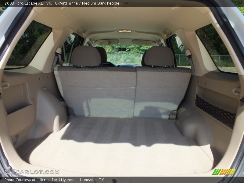 Oxford White / Medium Dark Pebble 2003 Ford Escape XLT V6