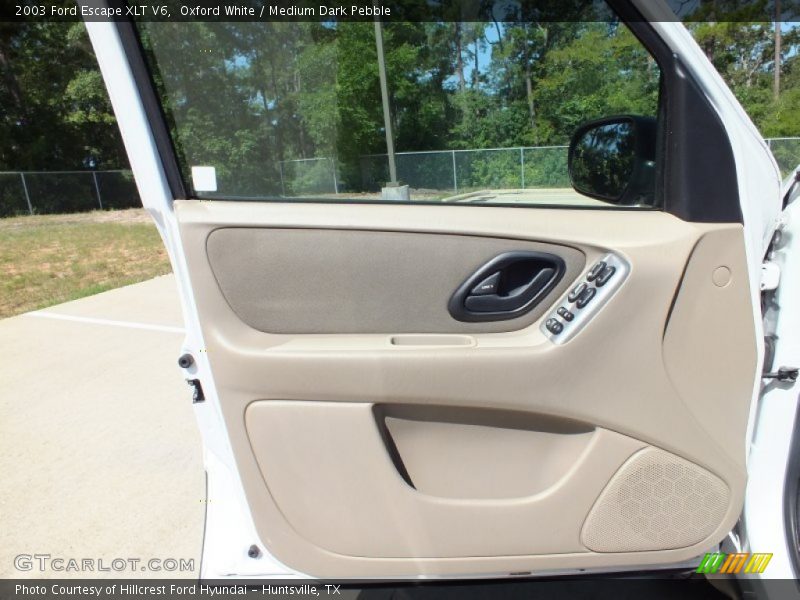 Oxford White / Medium Dark Pebble 2003 Ford Escape XLT V6