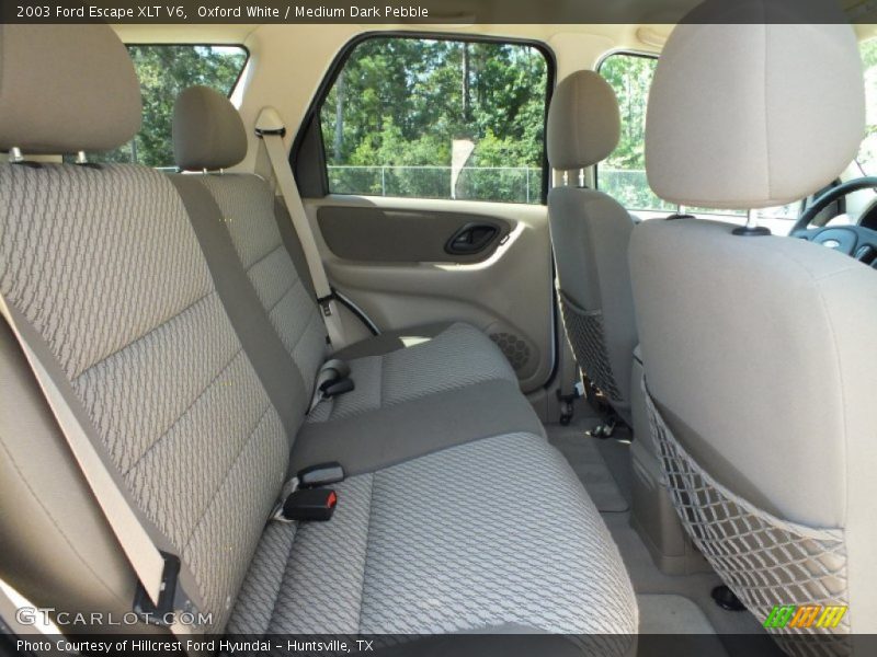 Oxford White / Medium Dark Pebble 2003 Ford Escape XLT V6