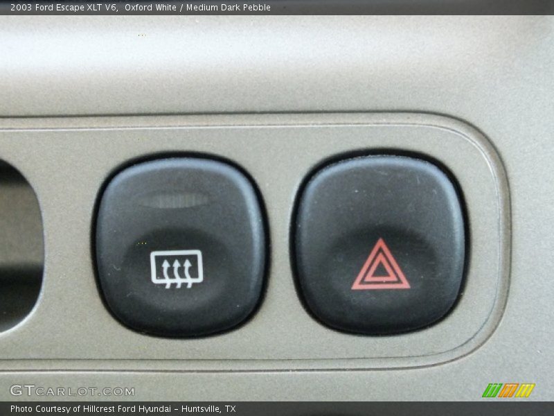 Oxford White / Medium Dark Pebble 2003 Ford Escape XLT V6