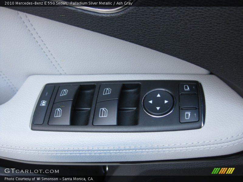 Palladium Silver Metallic / Ash Gray 2010 Mercedes-Benz E 550 Sedan