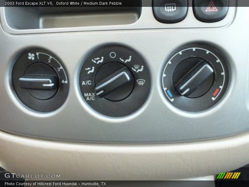 Oxford White / Medium Dark Pebble 2003 Ford Escape XLT V6