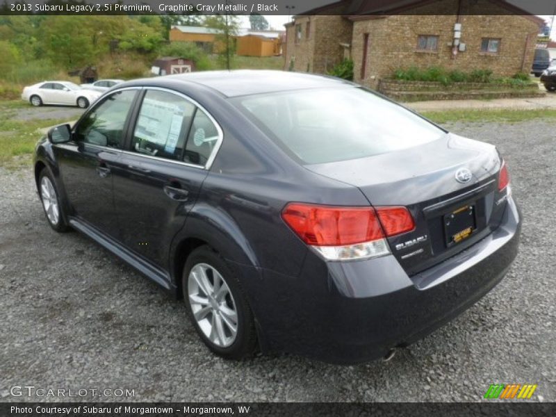 Graphite Gray Metallic / Black 2013 Subaru Legacy 2.5i Premium
