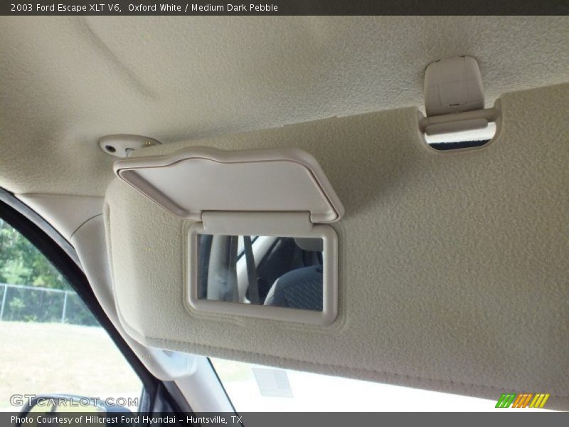 Oxford White / Medium Dark Pebble 2003 Ford Escape XLT V6