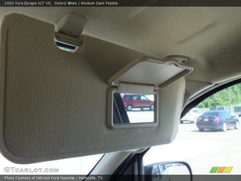 Oxford White / Medium Dark Pebble 2003 Ford Escape XLT V6