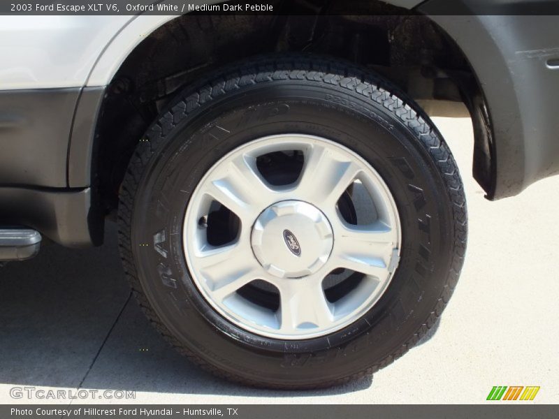 Oxford White / Medium Dark Pebble 2003 Ford Escape XLT V6