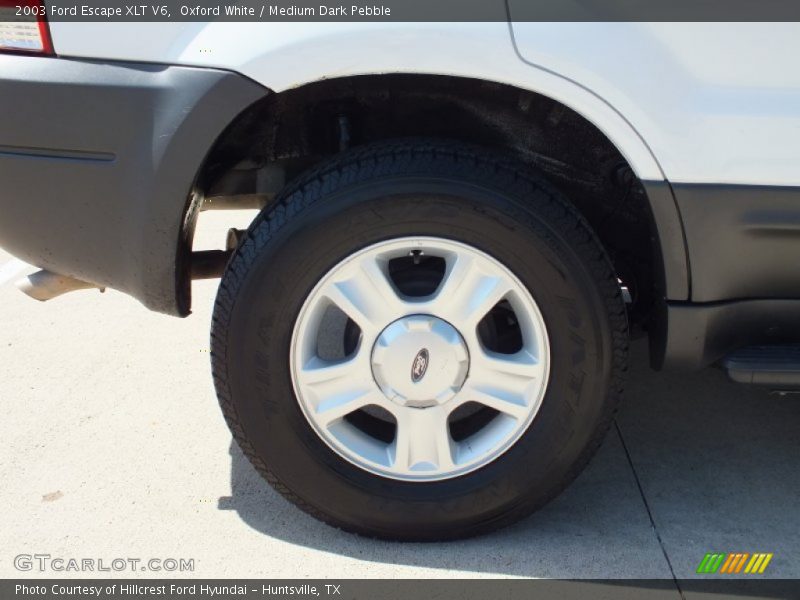 Oxford White / Medium Dark Pebble 2003 Ford Escape XLT V6