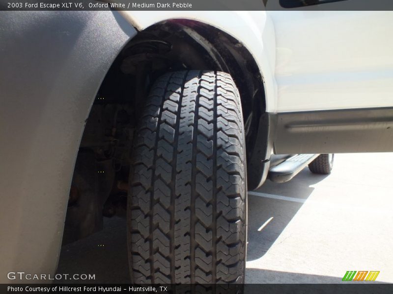 Oxford White / Medium Dark Pebble 2003 Ford Escape XLT V6