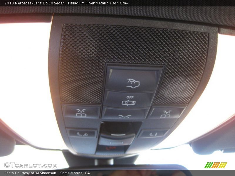Palladium Silver Metallic / Ash Gray 2010 Mercedes-Benz E 550 Sedan