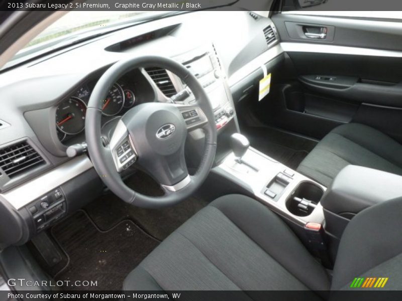 Graphite Gray Metallic / Black 2013 Subaru Legacy 2.5i Premium