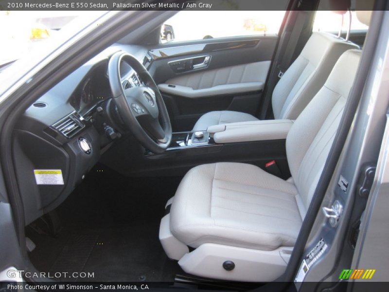 Palladium Silver Metallic / Ash Gray 2010 Mercedes-Benz E 550 Sedan
