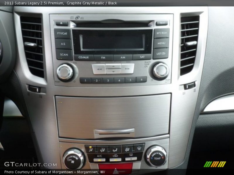 Graphite Gray Metallic / Black 2013 Subaru Legacy 2.5i Premium