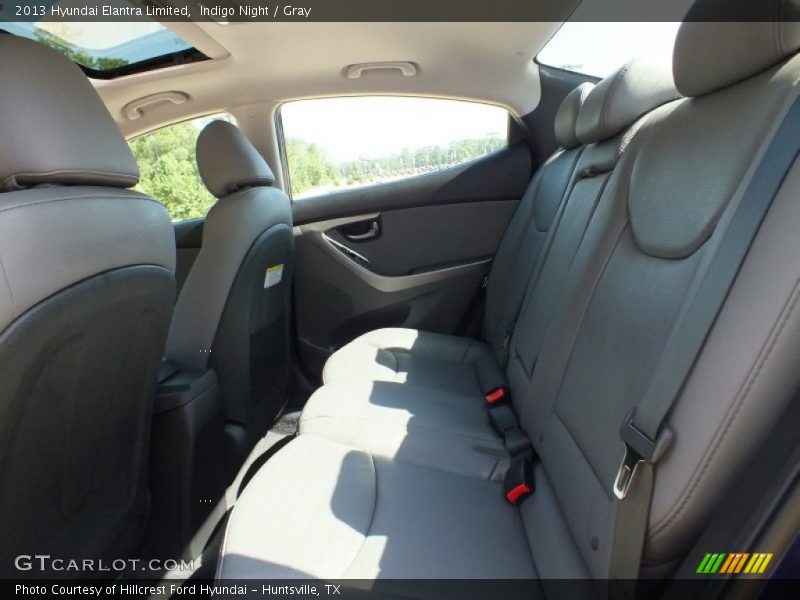 Indigo Night / Gray 2013 Hyundai Elantra Limited