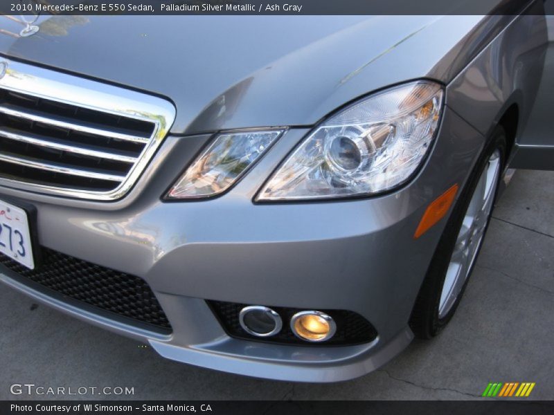 Palladium Silver Metallic / Ash Gray 2010 Mercedes-Benz E 550 Sedan