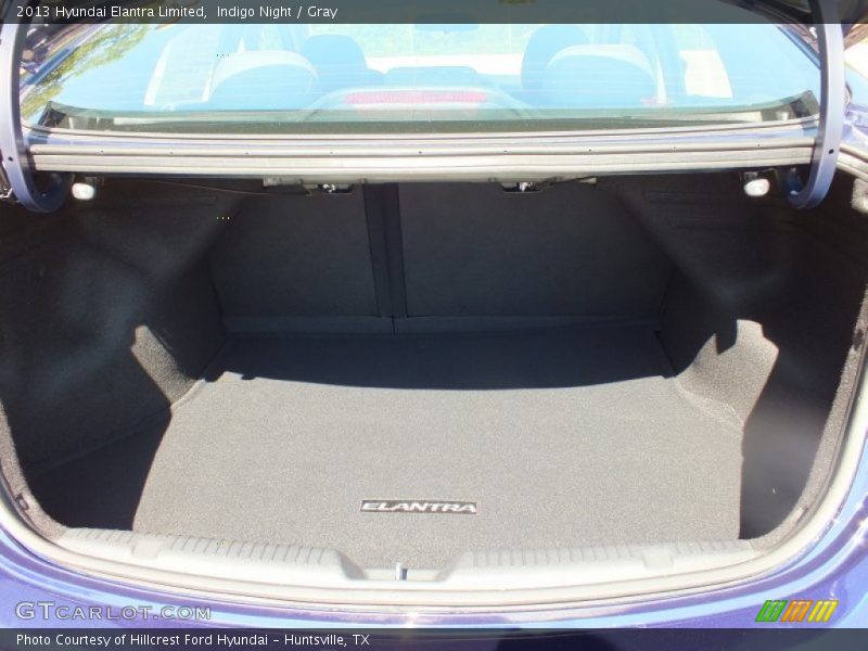 Indigo Night / Gray 2013 Hyundai Elantra Limited