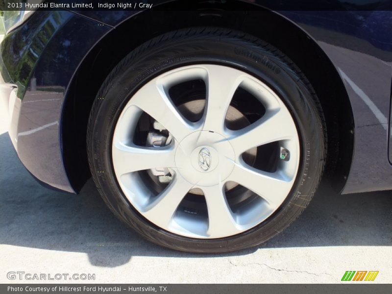 Indigo Night / Gray 2013 Hyundai Elantra Limited