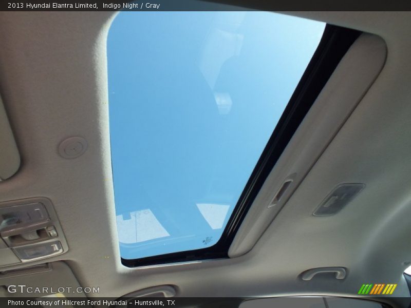 Indigo Night / Gray 2013 Hyundai Elantra Limited