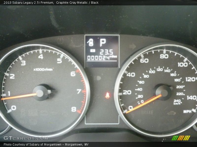 Graphite Gray Metallic / Black 2013 Subaru Legacy 2.5i Premium