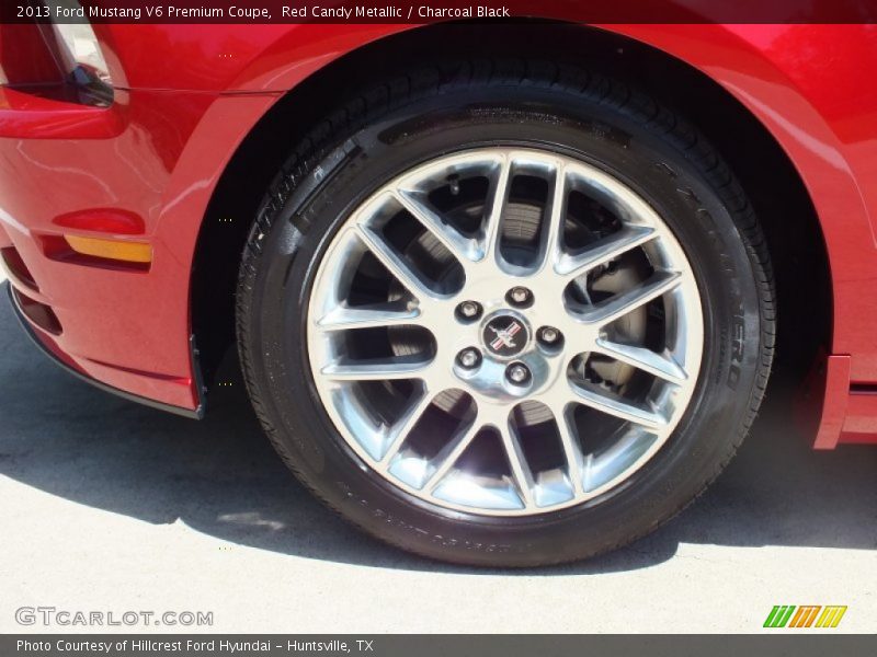 Red Candy Metallic / Charcoal Black 2013 Ford Mustang V6 Premium Coupe