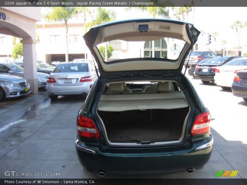 Jaguar Racing Green Metallic / Champagne 2006 Jaguar X-Type 3.0 Sport Wagon