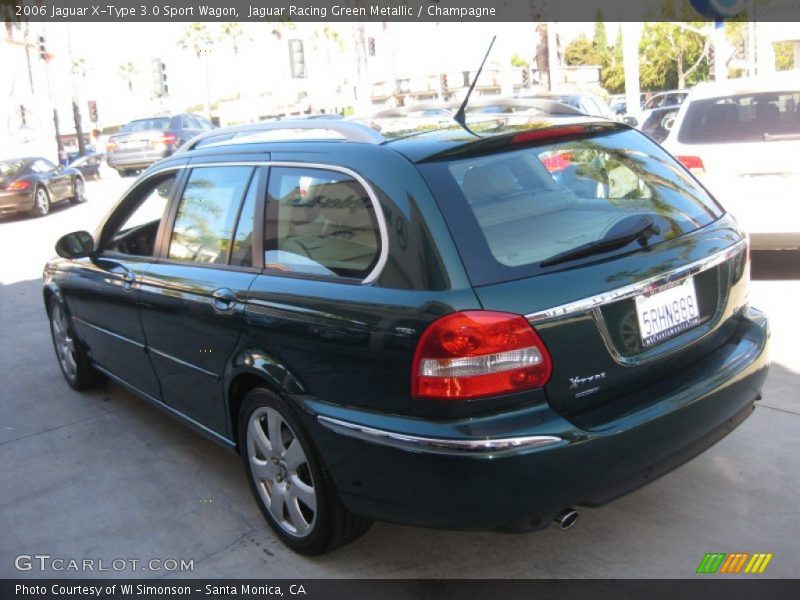 Jaguar Racing Green Metallic / Champagne 2006 Jaguar X-Type 3.0 Sport Wagon