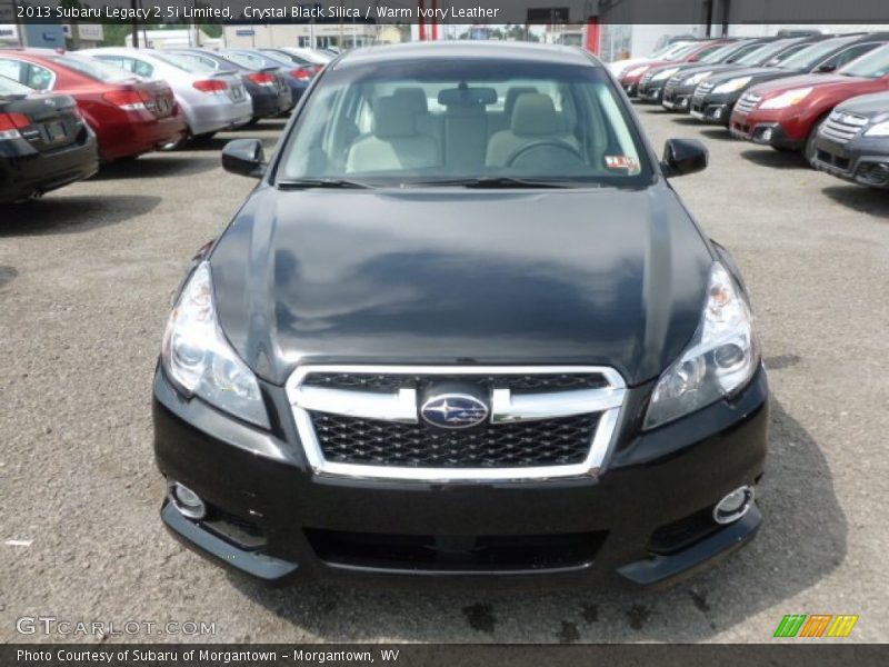 Crystal Black Silica / Warm Ivory Leather 2013 Subaru Legacy 2.5i Limited