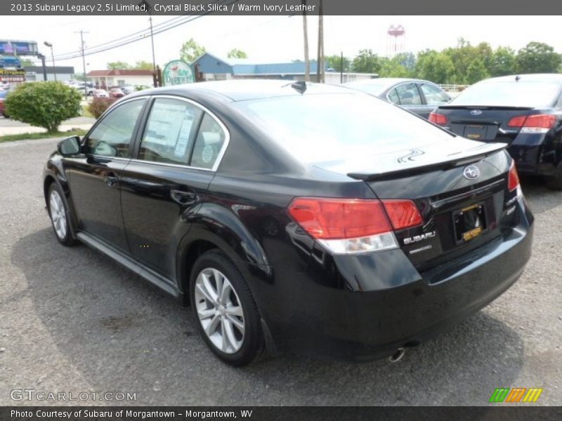 Crystal Black Silica / Warm Ivory Leather 2013 Subaru Legacy 2.5i Limited