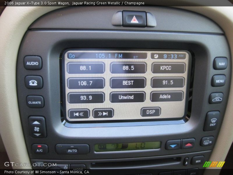 Controls of 2006 X-Type 3.0 Sport Wagon
