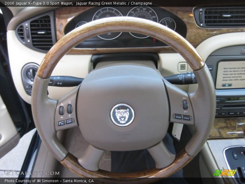  2006 X-Type 3.0 Sport Wagon Steering Wheel