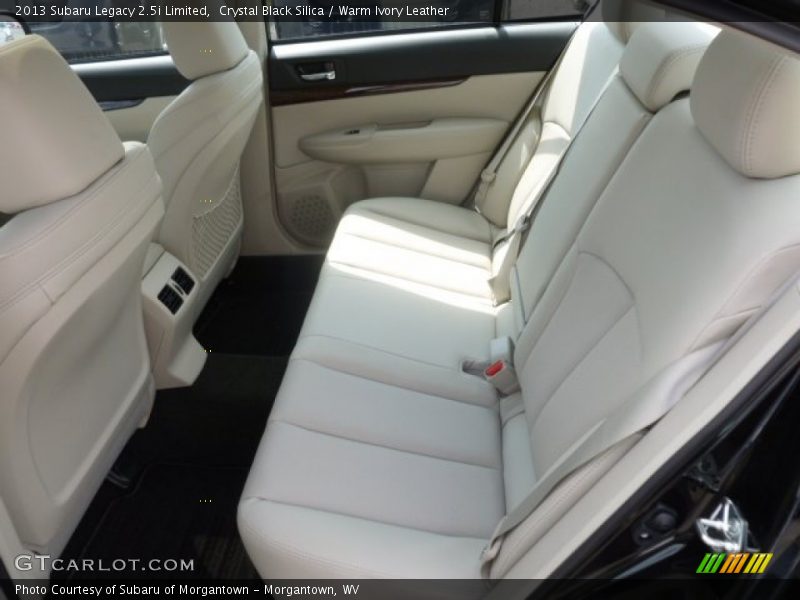 Crystal Black Silica / Warm Ivory Leather 2013 Subaru Legacy 2.5i Limited