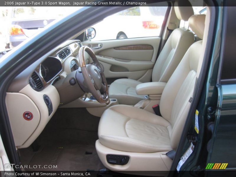 Front Seat of 2006 X-Type 3.0 Sport Wagon