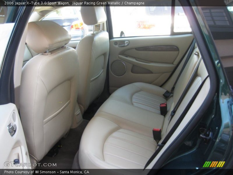 Rear Seat of 2006 X-Type 3.0 Sport Wagon