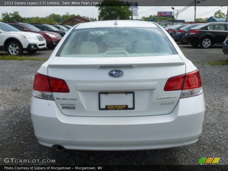 Satin White Pearl / Ivory 2013 Subaru Legacy 2.5i Limited