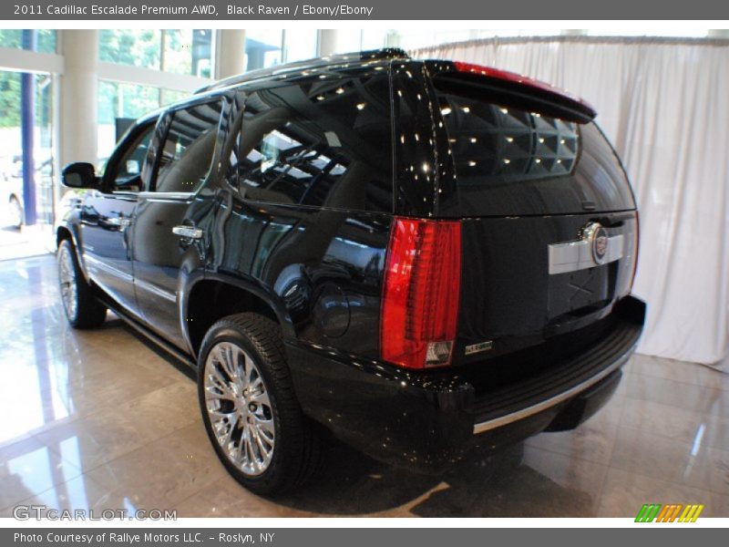 Black Raven / Ebony/Ebony 2011 Cadillac Escalade Premium AWD