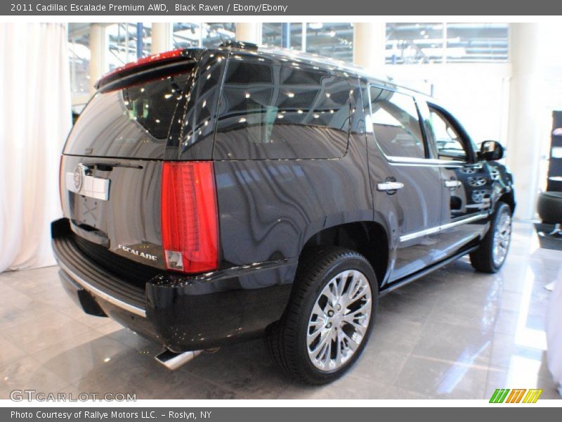 Black Raven / Ebony/Ebony 2011 Cadillac Escalade Premium AWD