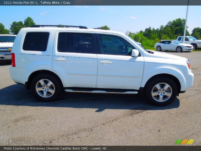 Taffeta White / Gray 2011 Honda Pilot EX-L