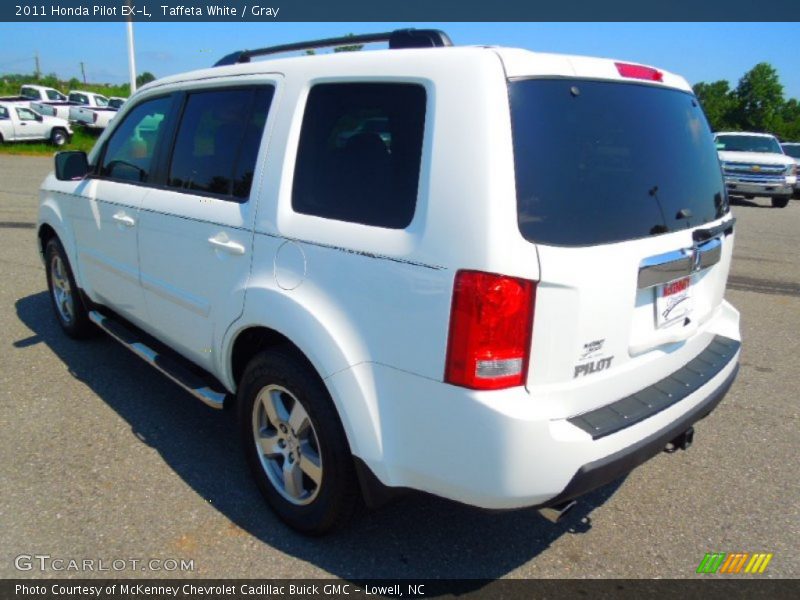 Taffeta White / Gray 2011 Honda Pilot EX-L