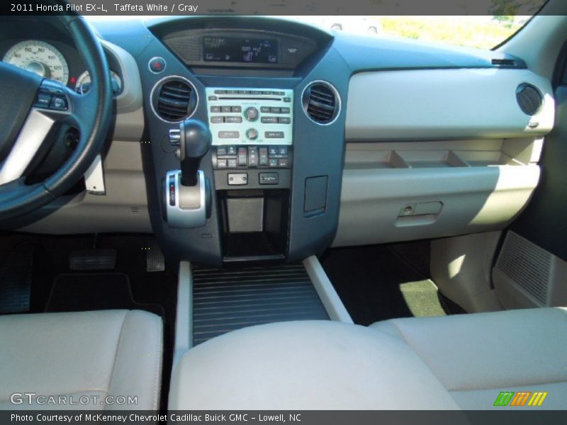 Taffeta White / Gray 2011 Honda Pilot EX-L