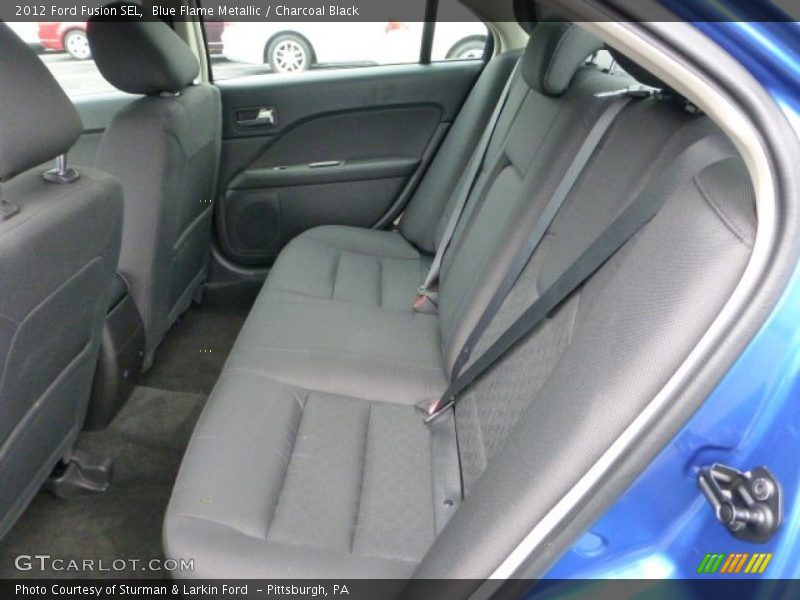 Blue Flame Metallic / Charcoal Black 2012 Ford Fusion SEL