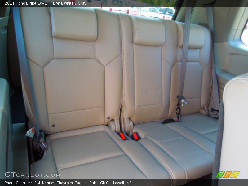 Taffeta White / Gray 2011 Honda Pilot EX-L