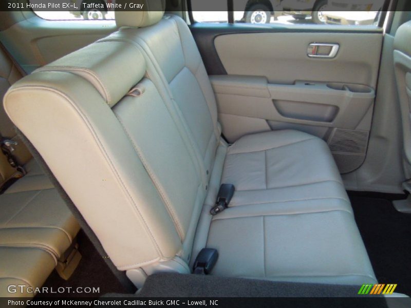 Taffeta White / Gray 2011 Honda Pilot EX-L